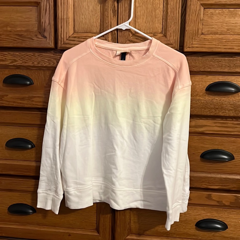 Crewneck ombré sweatshirt